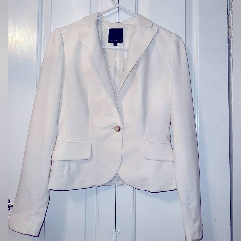 White Blazer from the Limited